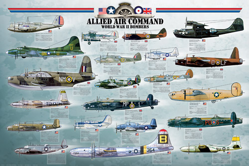WWII Bombers Allied Air Command - Click Image to Close